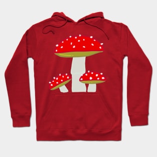 Red mushroom Hoodie